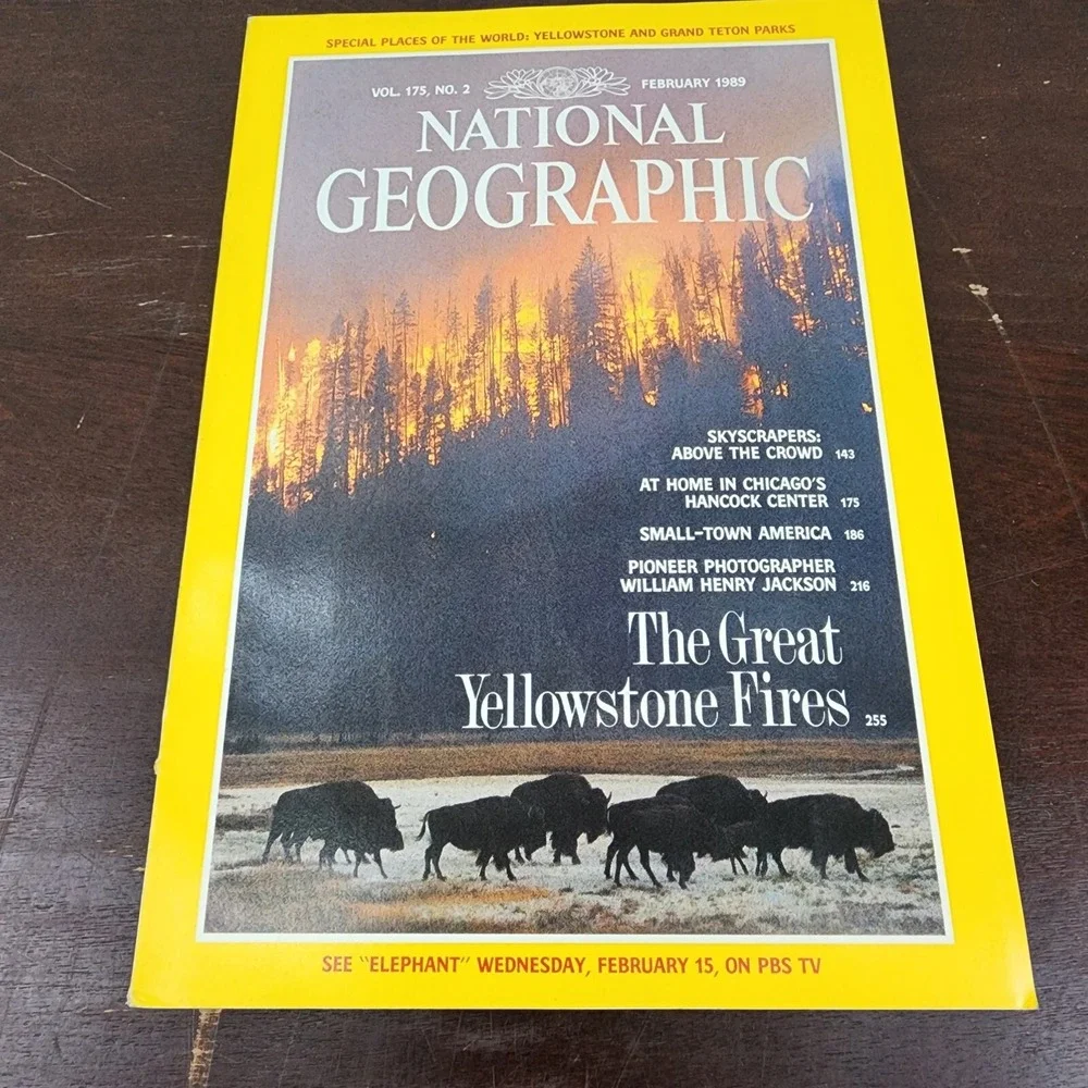 National Geographic Magazine February 1989 No Map